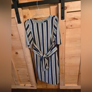 Striped Dress By Ann Taylor